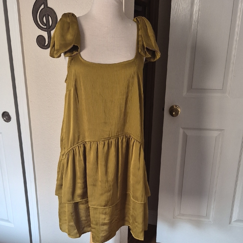 Mustard Yellow Peplum Top